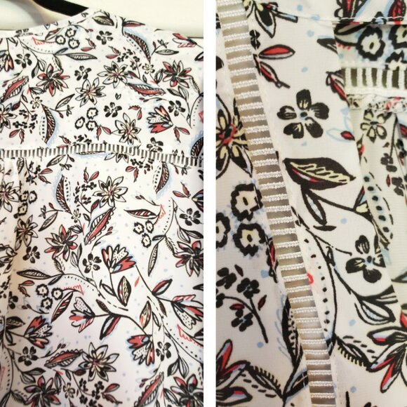 41 Hawthorn Peytan Lattice Detail Blouse - Picture 3 of 4